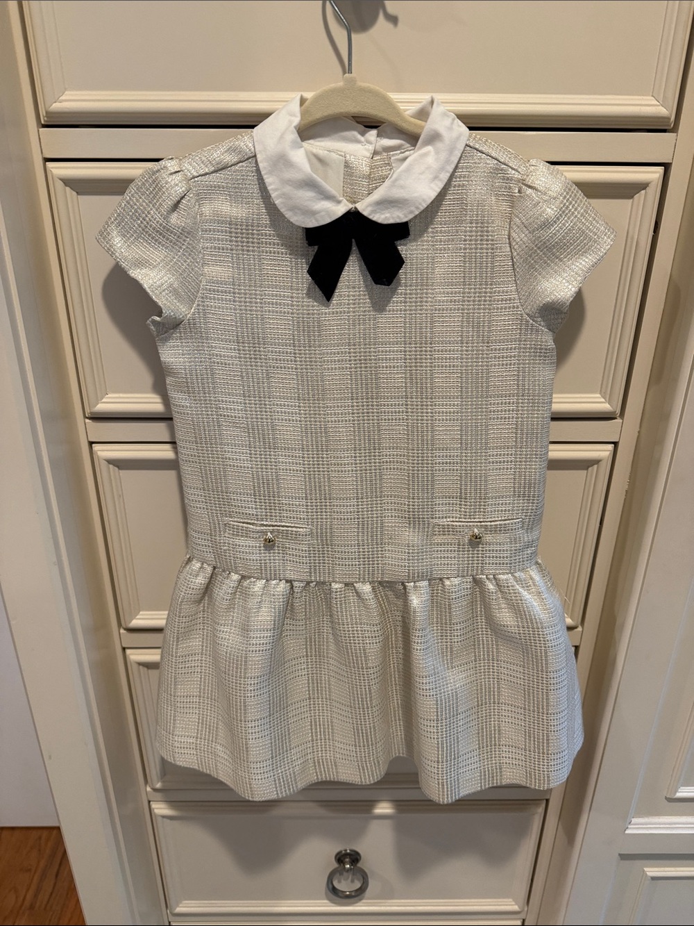 Janie & Jack Sparkly Gold Occasion Dress 3T